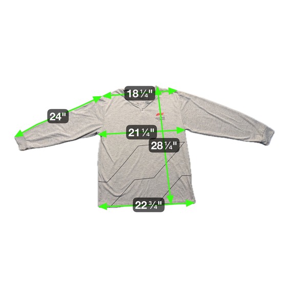 Qatar Airways Formula 1 Gray Long Sleeve M Henley Pajama Business Class Shirt - Picture 7 of 7